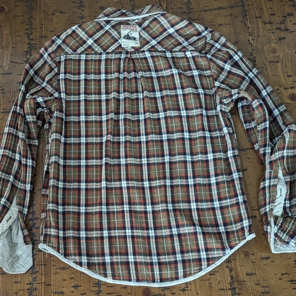 Artful Dodger M reversible plaid flannel - Picture 6 of 12